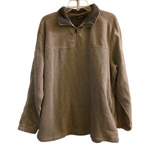 Croft & Borrow Brown Pullover Fleece